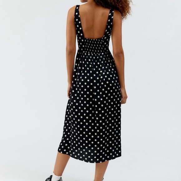 Lydia Polka Dot MIDI Dress - Picture 3 of 7